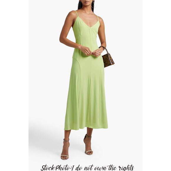 Amazing Halston Lea Stretch-Jersey Midi Dress, Size 10 - Picture 1 of 10